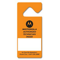 White Styrene Door Hanger (0.05") Full Color